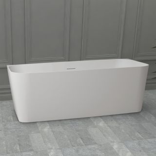 Ванна из искусственного камня ABBER Stein AS9617 170x75см белый матовый